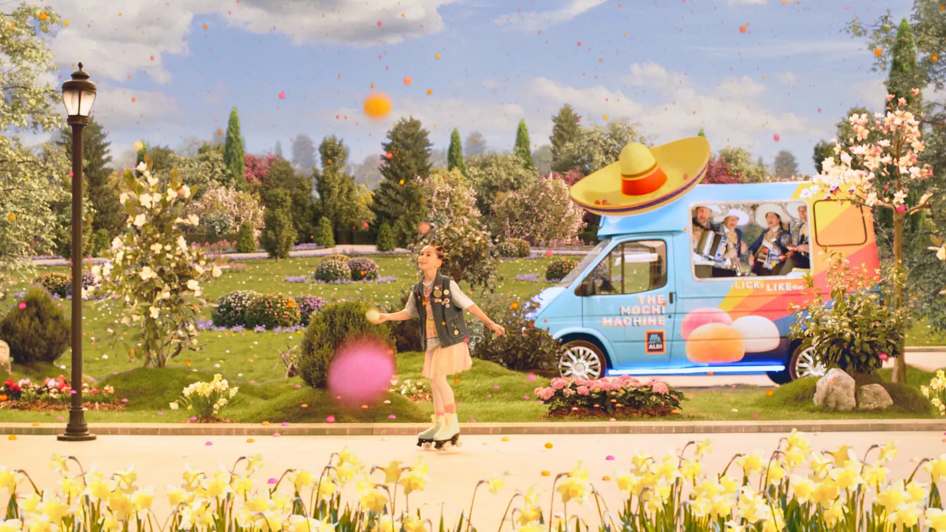 3D Rainbow Infront Of Truck Nervous FX
