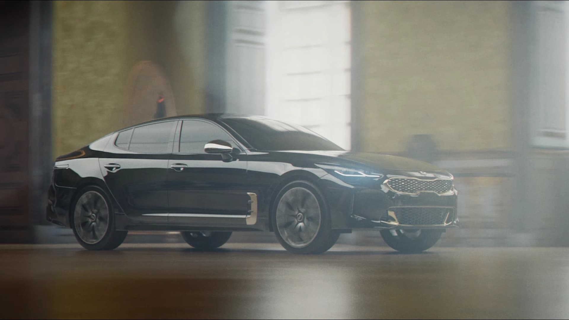 Car Racing In Museum Full CGI