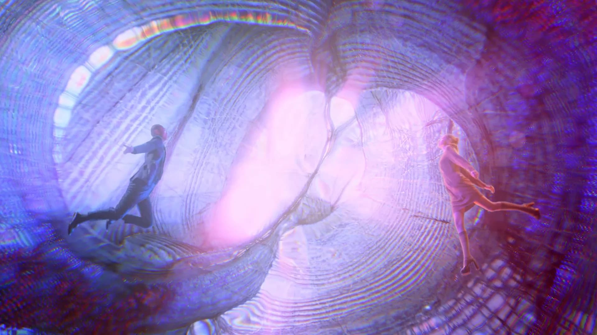 Couple Colliding 3D Scene