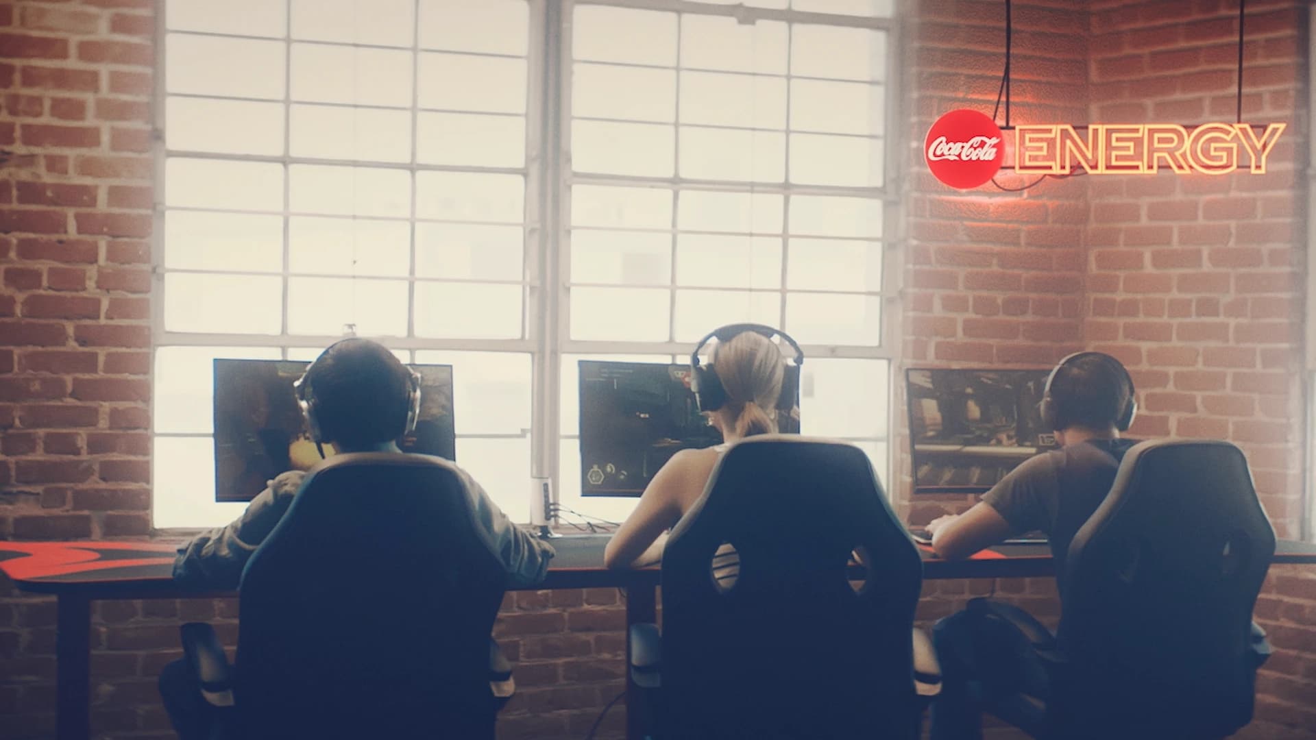 Coca Cola Energy 01 Gamer Headset Computer Desks Music 3d Modeling Tracking Nervous Fx Vfx