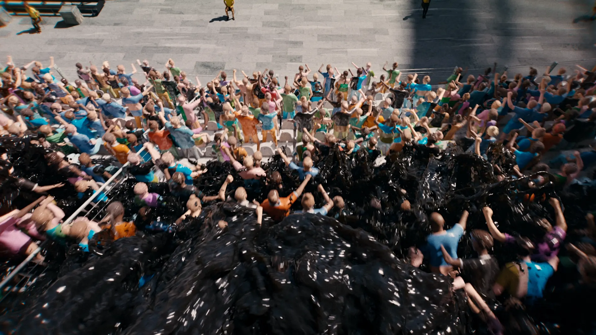 Greenpeace 07 Flooded Field Oil Flood Football Stadium Action Figure Vfx Nervous Fx Vfx