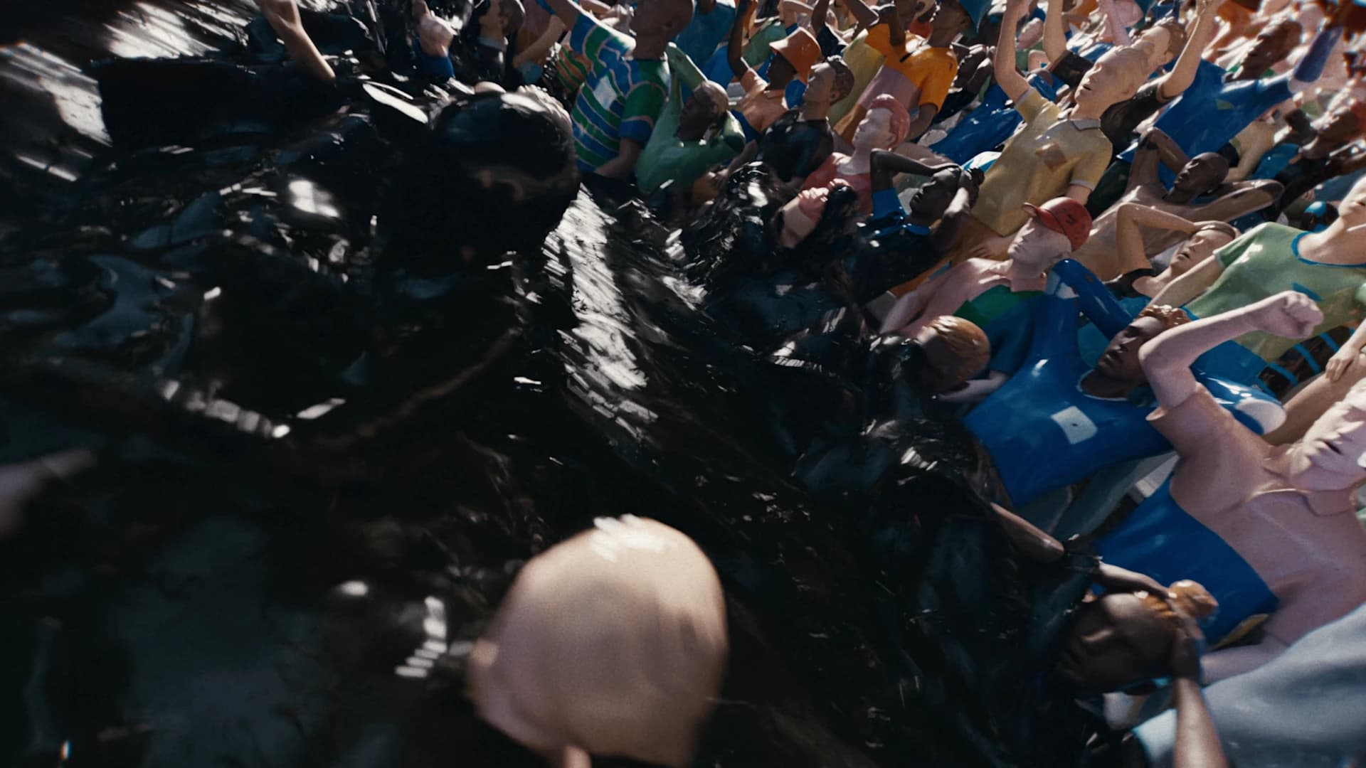 Greenpeace 12 Fluid Motion Stadium Oil Spill Camera Tracking Nervous Fx Vfx