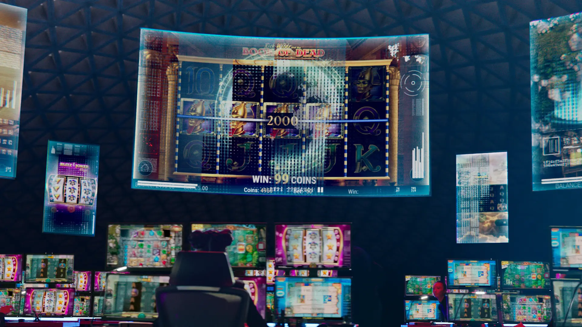 Pokerstars Casino Winner 03 Casino Control Room Jackpot Effects Matte Painting Lighting Shading Nervous Fx Vfx