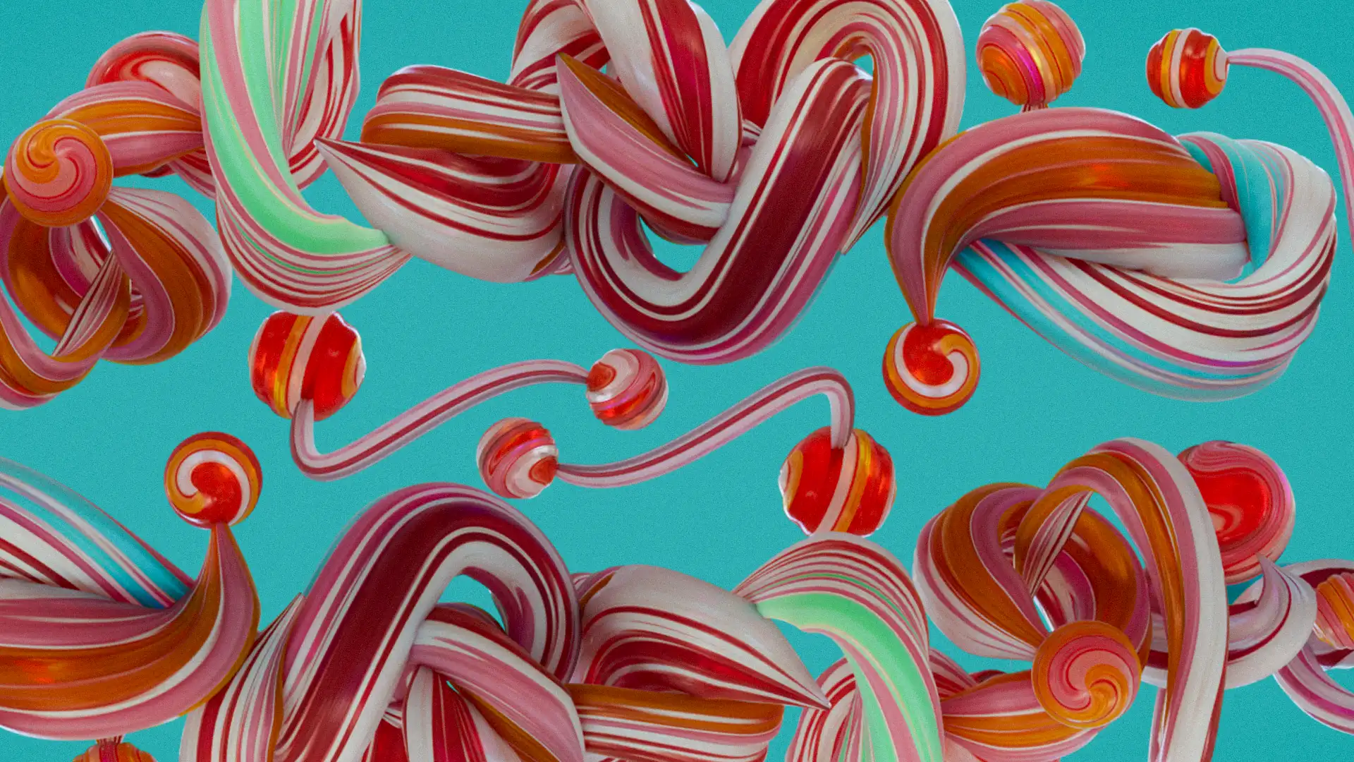 Vodafone Candy 15 Candy Visual Abstract Smooth Cgi Visual 3d Animation Nervous Fx Vfx